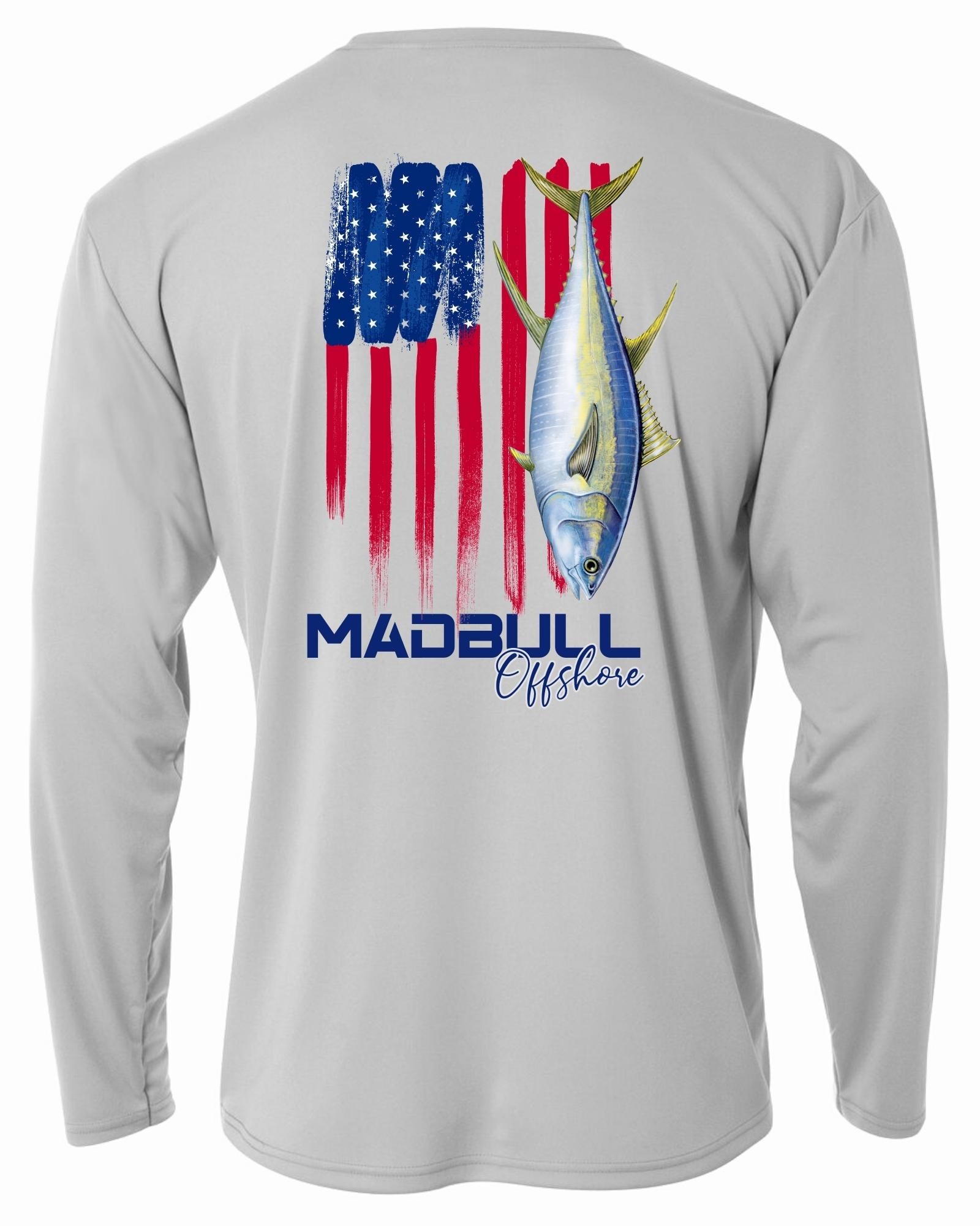 MadBull American Tuna Performance Fishing Shirt